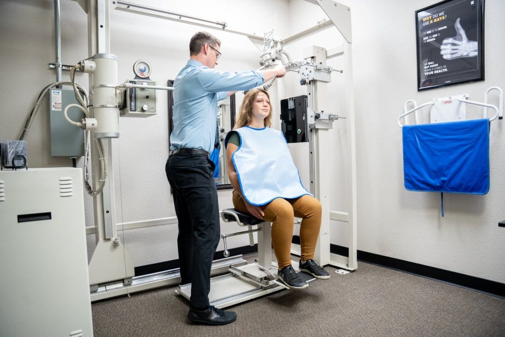 Vertebra examination at Atlas Brain & Spine - NUCCA Chiropractor in Upland, CA